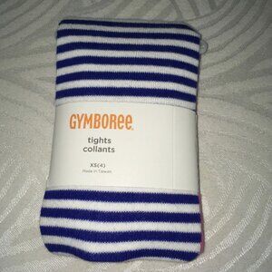 Gymboree Stripes & Anchors Tights XS-(4)